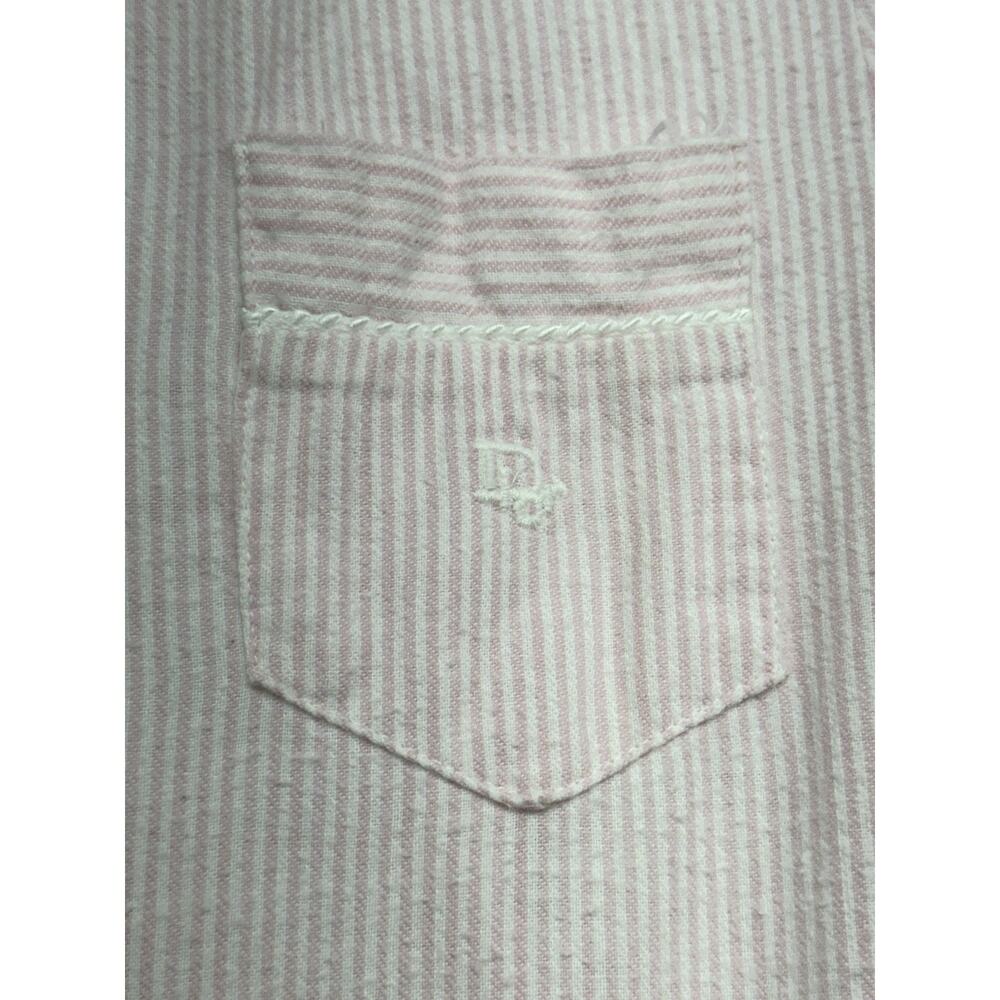 Vintage Christian Dior Neuman Marcus Flannel Pink Petite Nightgown Grannycore - Picture 4 of 15